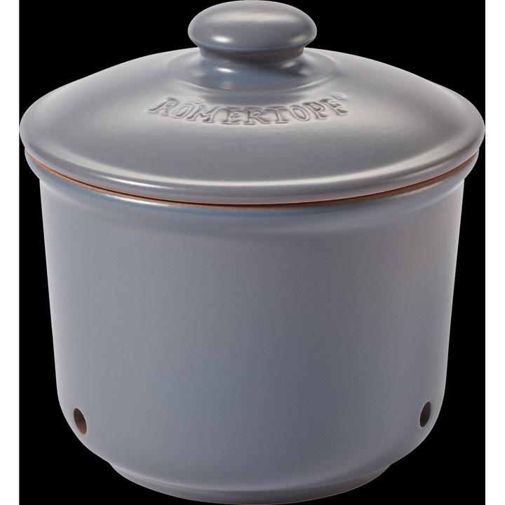 Römertopf Frische-Topf Mini grau-blau (12.50 cm)