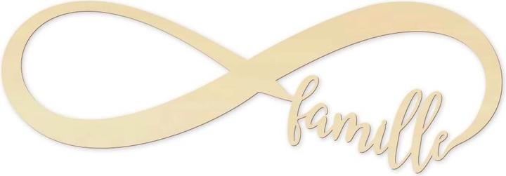 Produktbild Trenddeko Unendlich Infiniment Famille (60 x 21 cm)