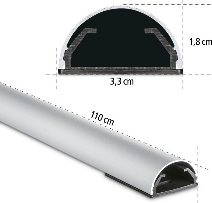 Produktbild Hama Alu-Kabelkanal (Kabelkanal, 110 cm)