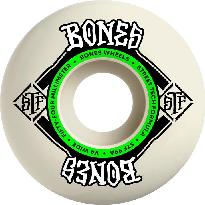 Actual product image Bones Wheels 99A STF V4 Wide (54 mm)