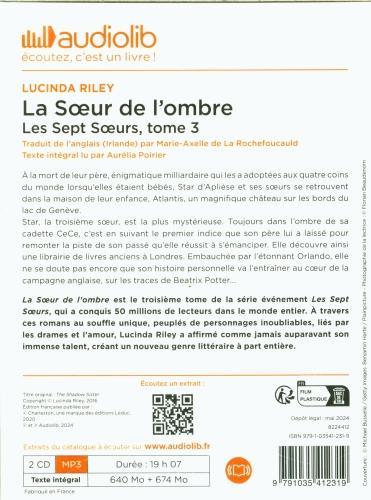 Image du produit Les sept soeurs. Tome 3 : La soeur de l'ombre (Riley Lucinda, Français)