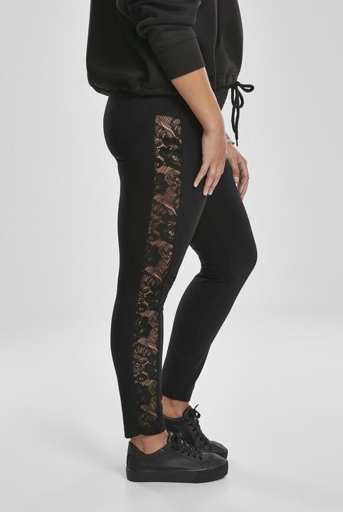 Immagine prodotto Urban Classics Leggings a righe in pizzo da donna (4XL)