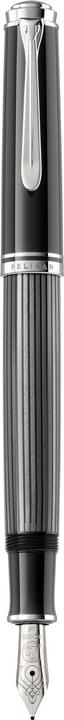 Produktbild Pelikan Füllhalter Souverän M605 Stresemann Sw 14-K/585 M Geschenkbox (schwarz-anthrazit, 1 x)
