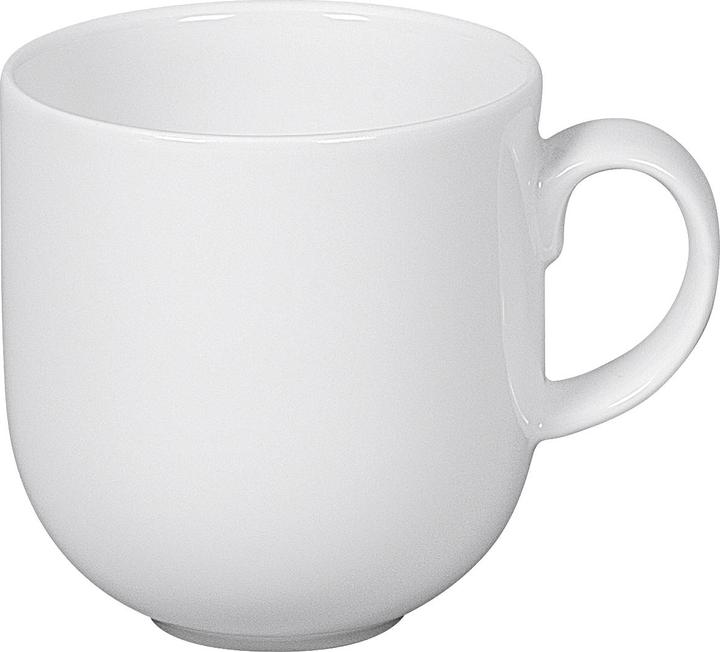 Produktbild Weissestal Kaffeebecher Tavola Porzellan 400ml Ø8,5cm H:9cm weiss (400 ml)