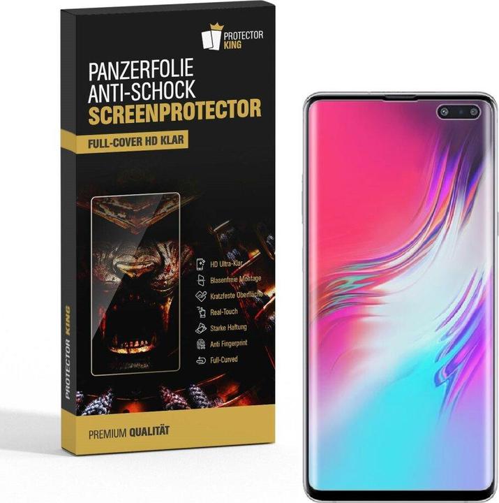 Produktbild Protectorking 2x Panzerfolie Anti-Shock HD Klar (2 Stück, Samsung Galaxy S10 5G)