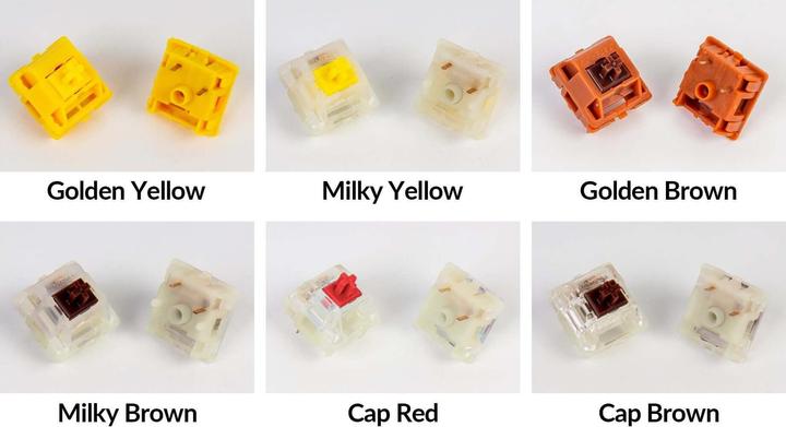 Produktbild Keychron Key Gateron Cap V2 Switch Gold Brown G30