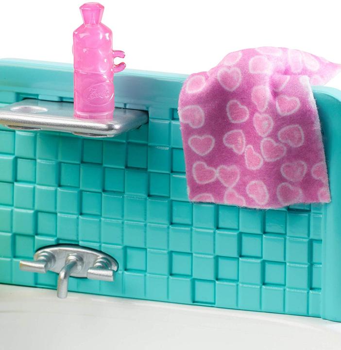 Actual product image Barbie Dolls and bathroom play set