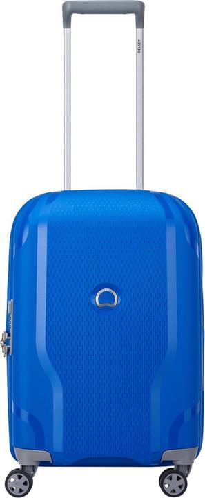 Immagine prodotto Delsey Clavel 4 Rad Handtasche Trolley Erweiterbar 55/35 cm Blau (55 l, Bagaglio a mano (fino a 50 litri))