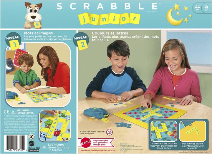 Actual product image Mattel Games Junior Scrabble (French)