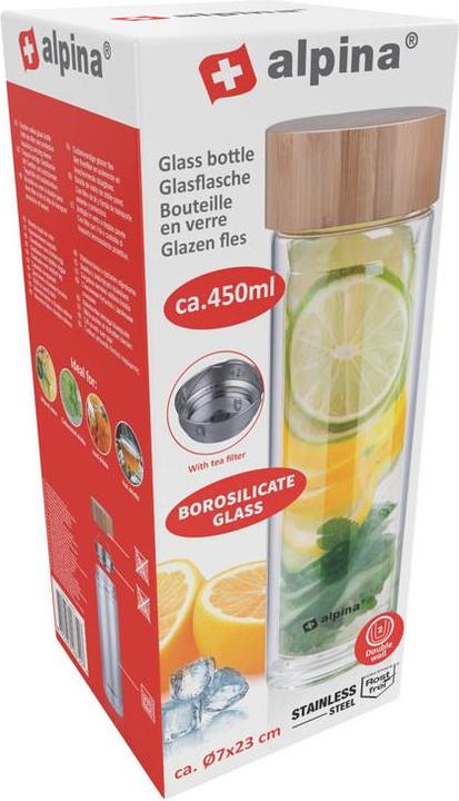 Actual product image alpina Glass Bottle (0.45 l)