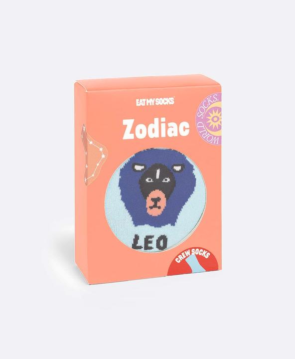 Actual product image Eat My Socks Socks, Zodiac Leo (One size)