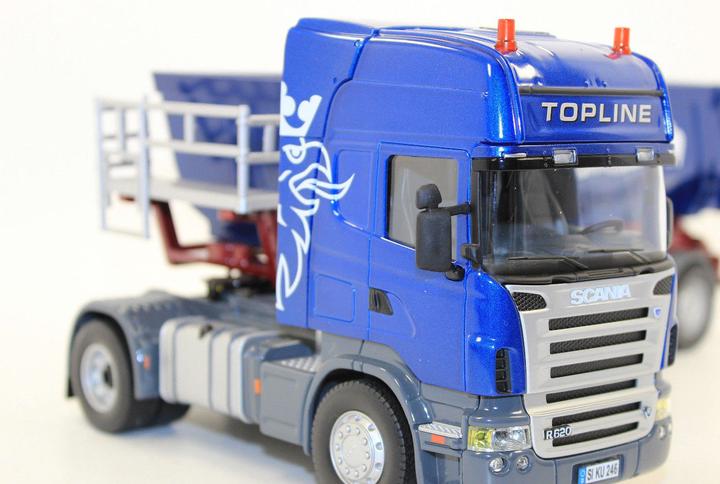 Produktbild Siku Scania Zugmaschine mit Kippsattelauflieger