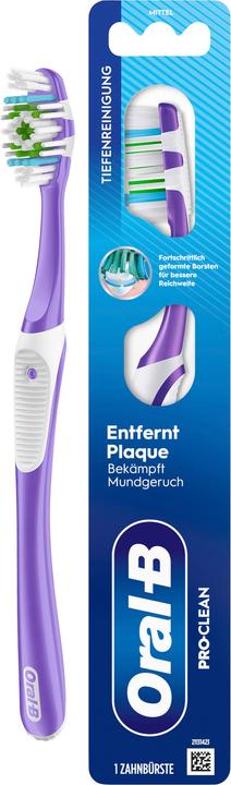 Oral-B Pro-Clean 40 Medium 1ct Handzahnbürste (Medium, 1 x)