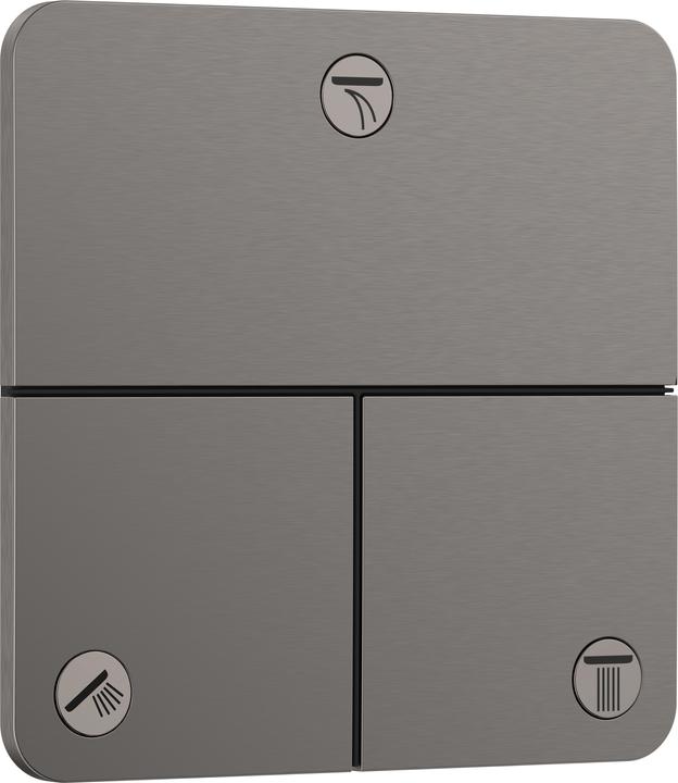 hansgrohe ShowerSelect Comfort Q valve, concealed, 3 consumers, Soft Edge rosette, 15587