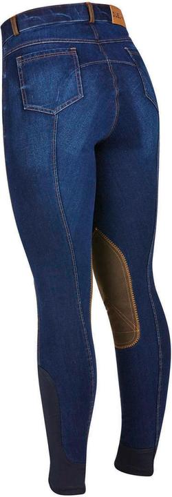 Produktbild Dublin Shona Denim Reithose Mit Wildleder Patch (26)