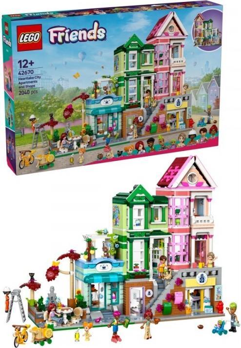Produktbild LEGO Heartlake City Apartments und Geschäfte (42670)