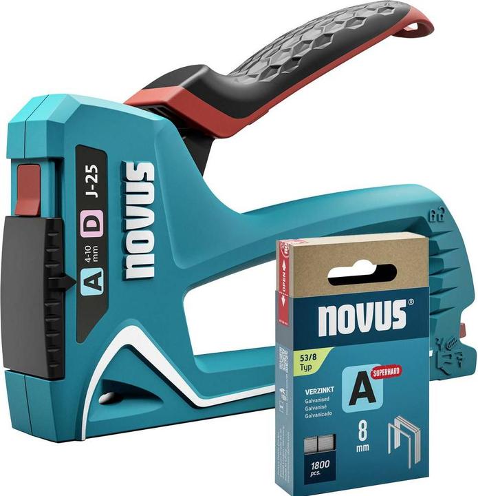 Image du produit Novus Tools J-25 030-0459 Agrafeuse manuelle Type d'agrafes 53, Type 53F, Type 37, Type 1
