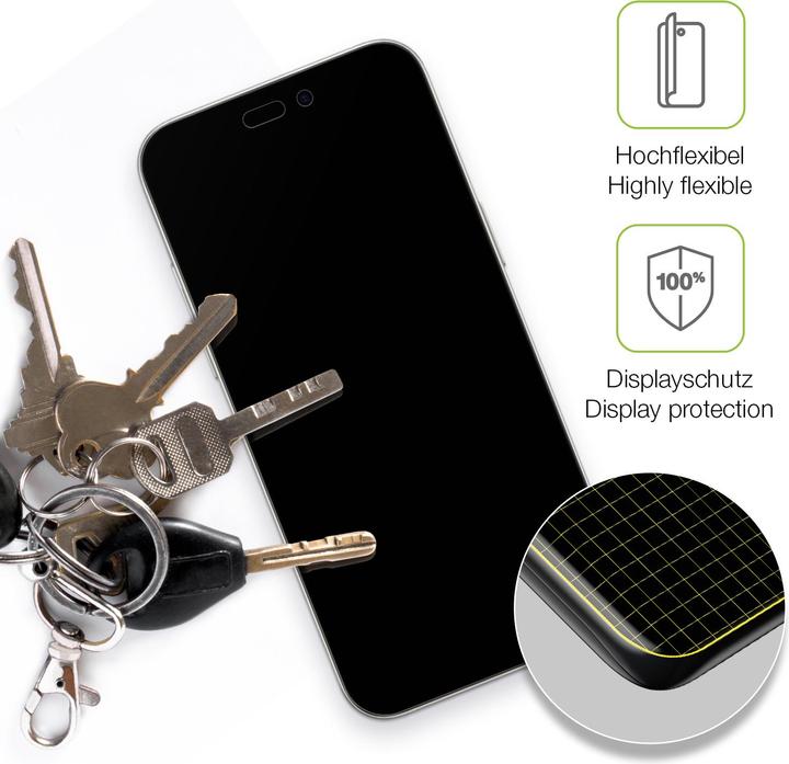 Actual product image Dipos Full Cover Screen Protector Matte (1 Piece, Apple iPhone 16 Plus)