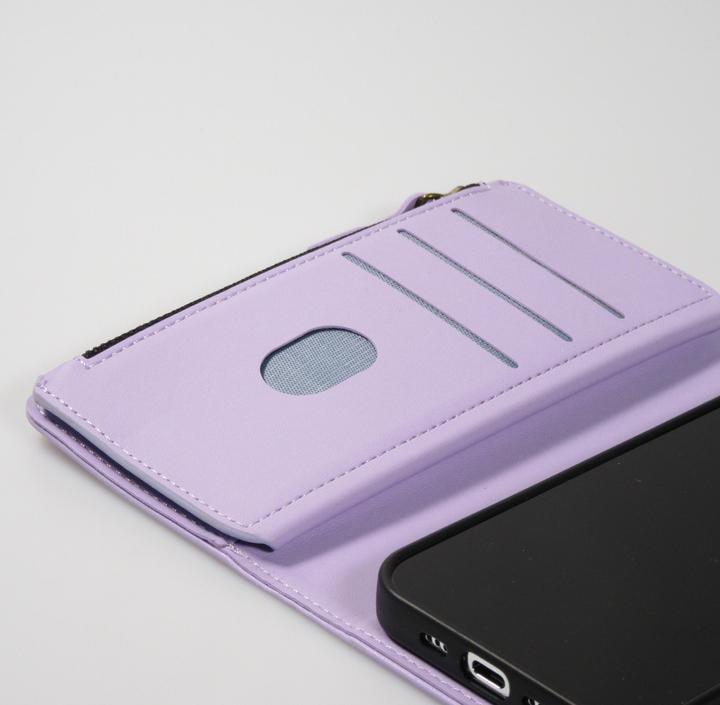 Immagine prodotto PhoneLook Custodia a portafoglio lussuosa e sofisticata con chiusura magnetica e scomparto per monete e carte. (Apple iPhone 15 Pro Max)