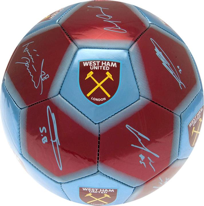 Produktbild West Ham United FC #COYI Fussball mit Unterschriften (5)