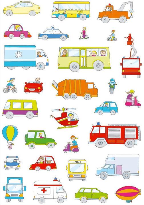 Actual product image Tessloff My sticker book. Vehicles