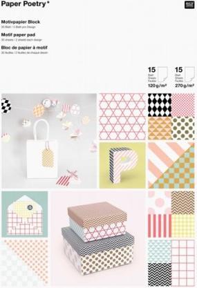 Produktbild Paper Poetry Motivpapier (270 g/m², 15 x, A4)