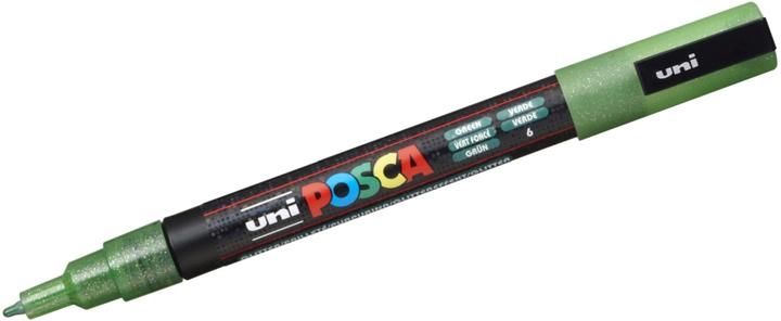 Actual product image Posca Fine Marker PC-3M (Glitter Green, 1.30 mm, 1 x)