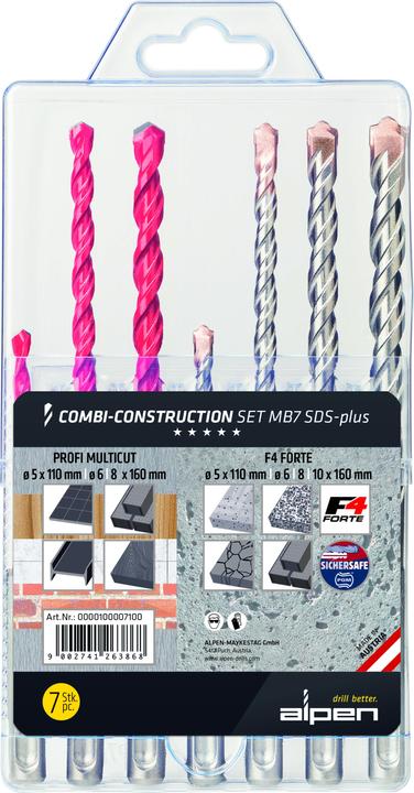 Produktbild Alpen sal Bohrersortiment (5, 6, 8, 10 mm)