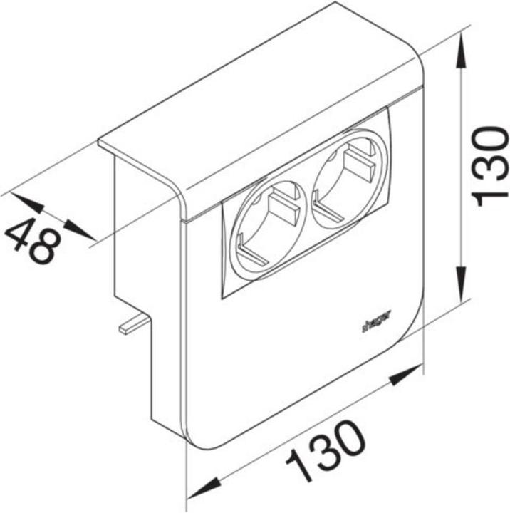 Actual product image Hager SL200809009016 (13 cm)