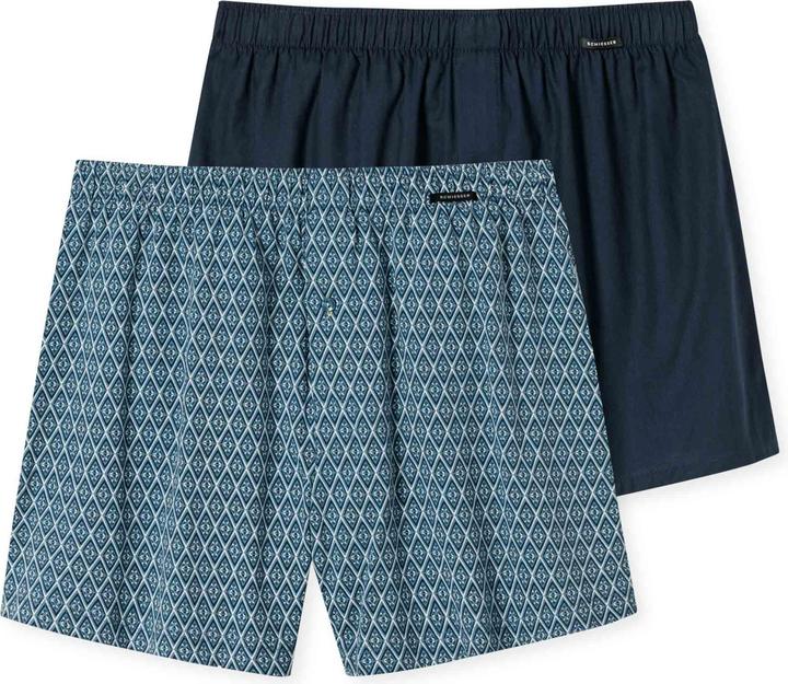 Produktbild Schiesser 2er Pack Single-Jersey Boxershorts (8, 2er Pack)