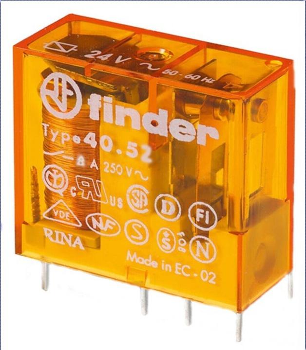 Produktbild Finder Leistungsrelais 12Vac 8A 2-Wechsler