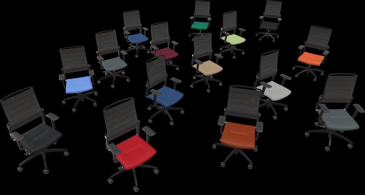 Actual product image Dauphin Lordo office swivel chair