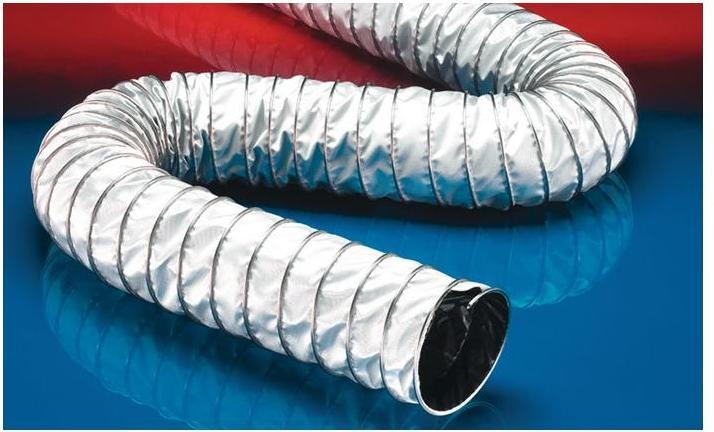 Actual product image Norres Suction and blower hose CP PTFE GLASS-INOX 471 EC 110 mm 122.00 mm 3 m