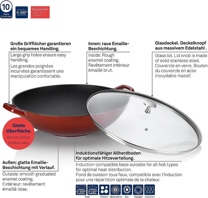 Productafbeelding Kela Calido (36 cm, Wokpan, Gietijzer)