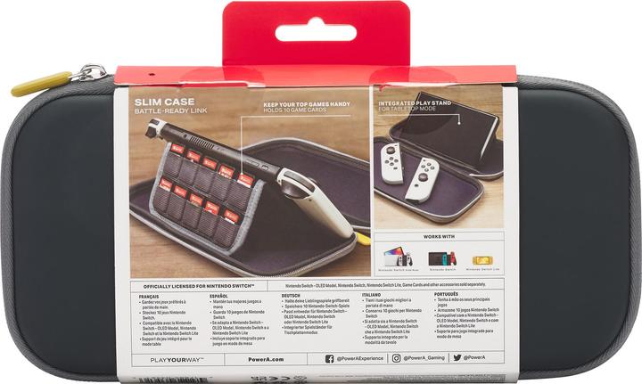 Produktbild PowerA Schmales PowerA-Etui für Nintendo Switch - Battle-Ready Link (Switch Lite, Switch)