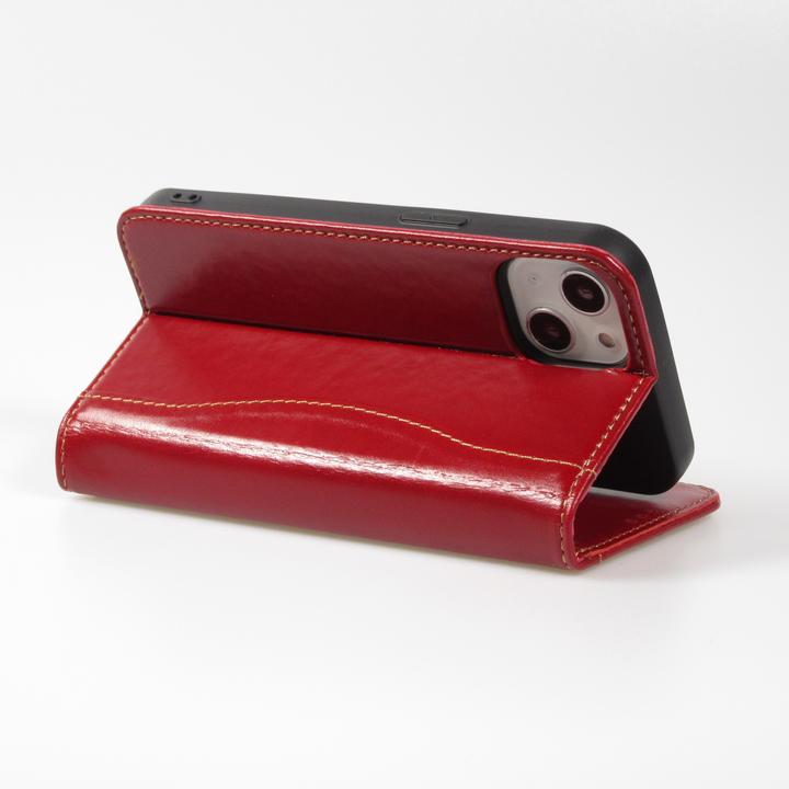 Image du produit Fierre Shann Fourre Flip cuir véritable (Apple iPhone 15)