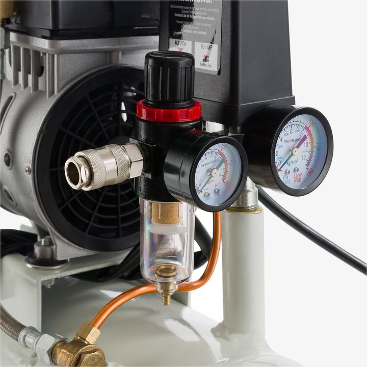 Actual product image Arebos Whisper compressor (8 bar, 12 l)