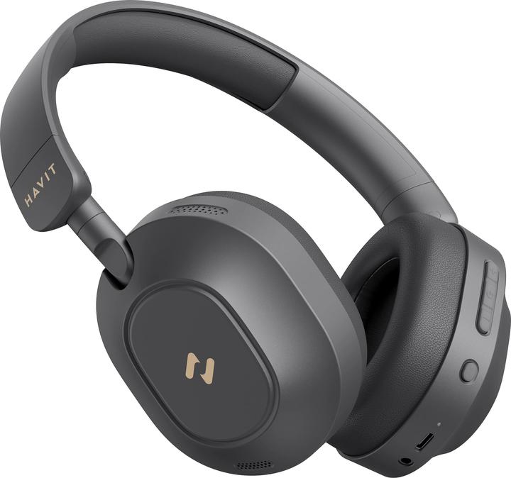 Actual product image Havit H668BT (black) (ANC, 80 h, Wireless)