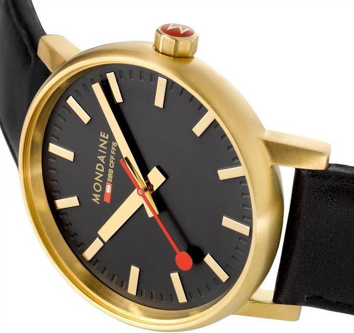 Produktbild Mondaine Evo2 - Ip Gold (Analoguhr, 40 mm)