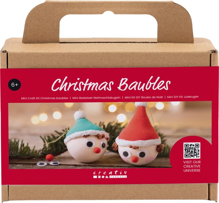 Produktbild Creativ Company Bastelset Weihnachtskugeln Wichtel