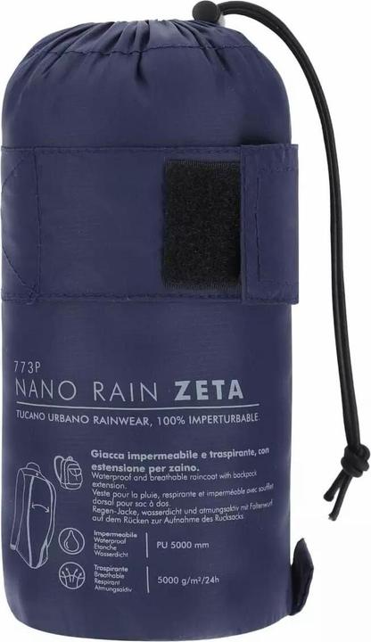 Immagine prodotto Tucano Urbano TU Nano Rain Jacket Zeta Unisex blu M (Uomini, Donne, M)