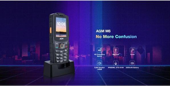 Actual product image Bea-Fon AGM MOBILE M6 Bartype (4G) Rugged (2.40", 0.30 Mpx, 4G)