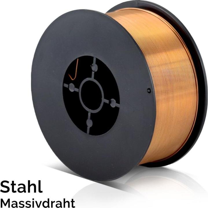 Produktbild Stahlwerk Schweissdraht MIG MAG Ø 0,8 mm ER70S-6 SG2 S100/D100 Drahtrolle 1 kg