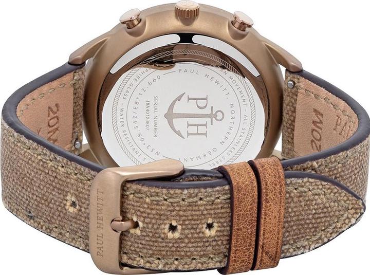 Productafbeelding Paul Hewitt Lijn Wit Zand (Chronograaf, 42 mm)