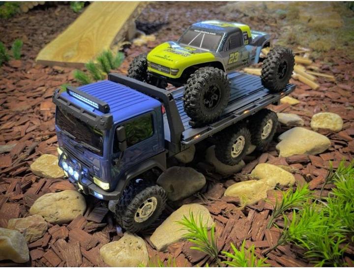 Image du produit Absima CR18P Tow Truck 6x6 Brushless 1:18 RC Modèle réduit de camion électrique Crawler Allradan (RTR Prêt à fonctionner)