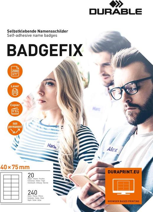 Produktbild Durable Namensschilder