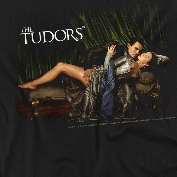 Actual product image The Tudors Unisex Adult The King And His Queen T-Shirt (XL)