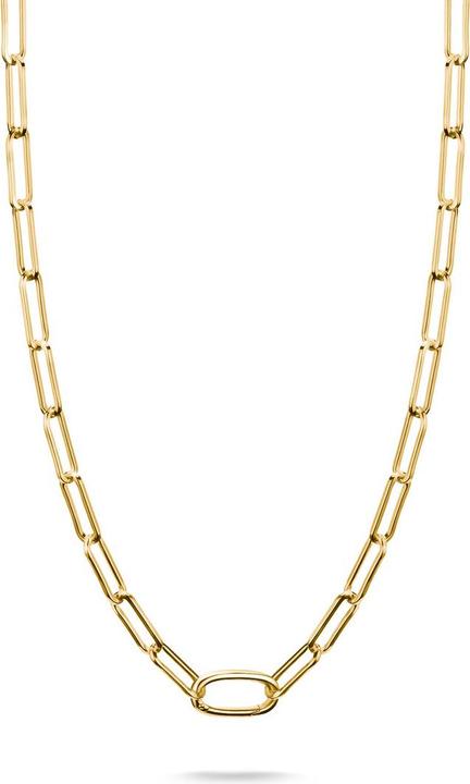 Thomas Sabo Charm Kette Paperclip mit einem Connect Link vergoldet