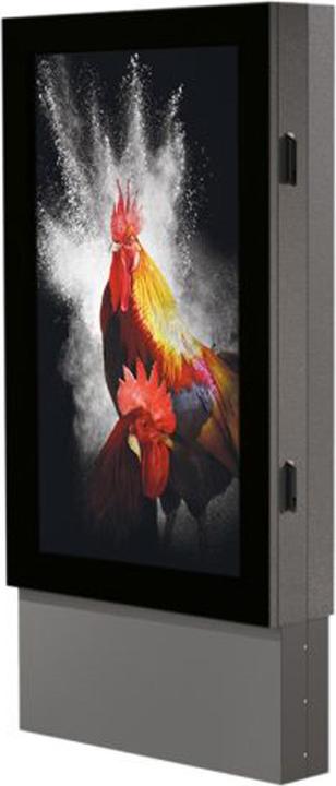 Image du produit Hagor ScreenOut Eco Kiosk XXL - Installation pour kiosque - verrouillable - acier, laminé