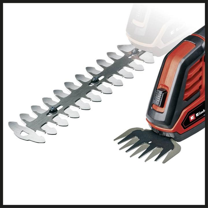 Produktbild Einhell GE-CG 18/100 Li T (1x 2,5Ah) Akku Gras- und Strauchschere 18 V Li-Ion (Akkuheckenschere)